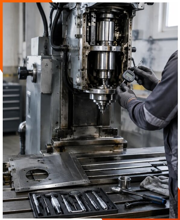 Ремонт вертикально-фрезерных станков в Самаре